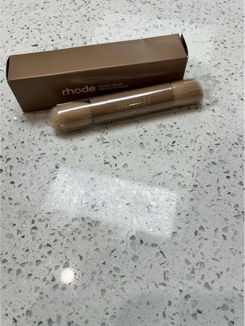 Rhode Pocket Brush Dual-Ended Makeup Brush